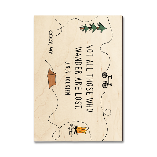Greeting Card: Classic Edge - Not Lost (Pack of 5)