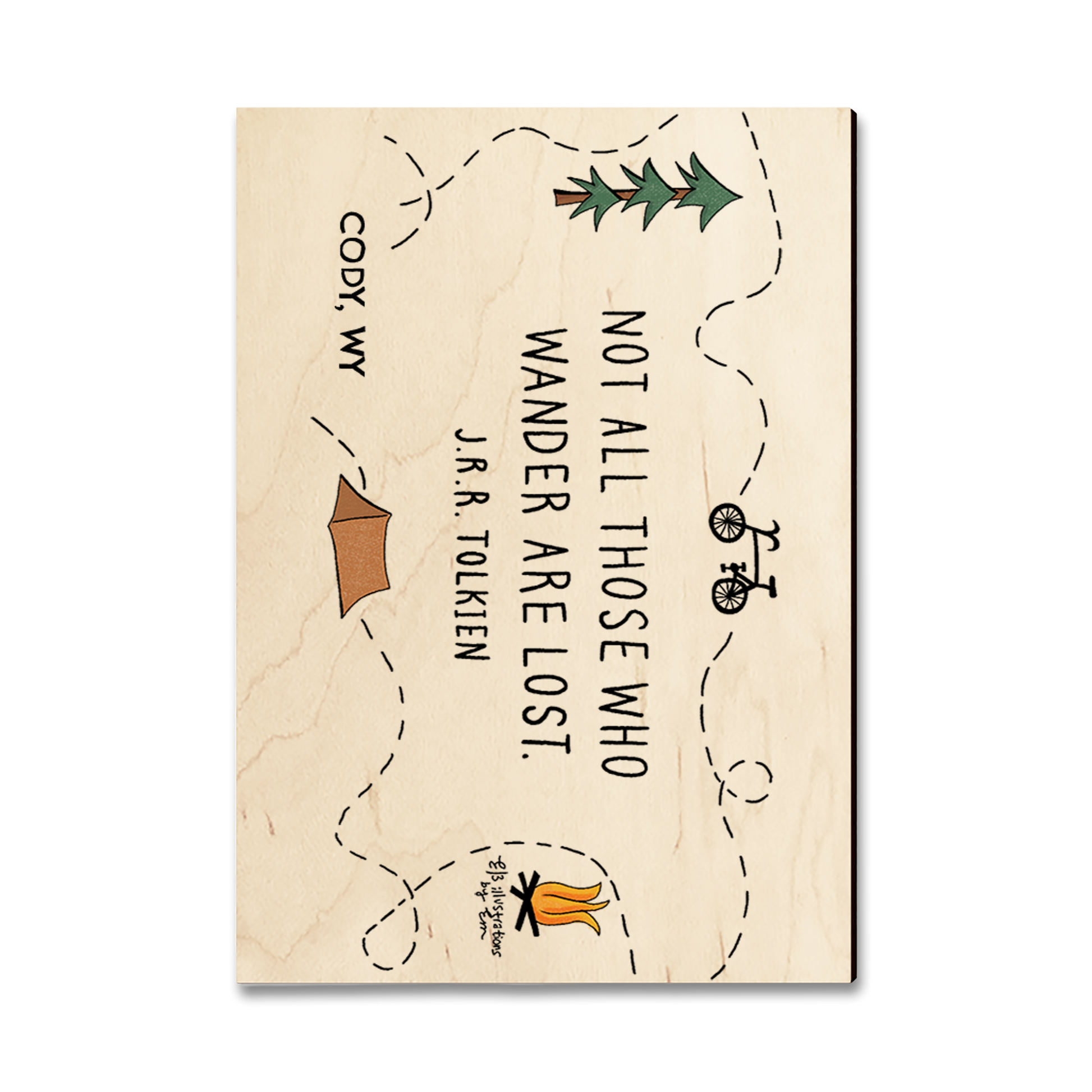 Ornament: Classic Edge - Not Lost (Pack of 5)