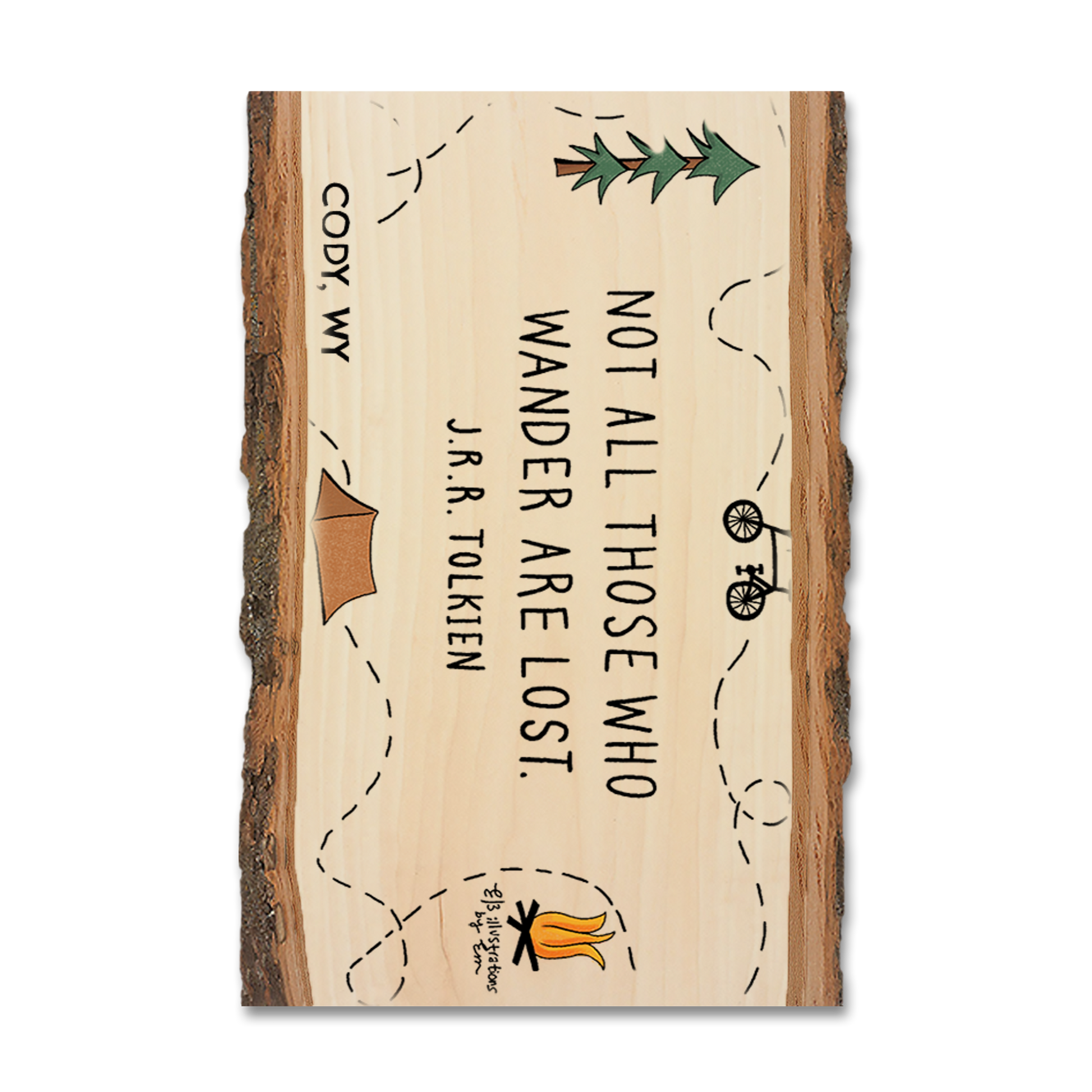 Postcard: Live Edge - Not Lost