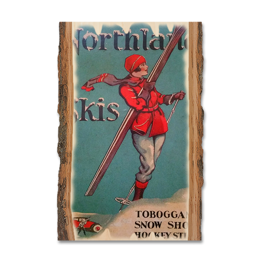 Greeting Card: Live Edge - Northland Skis