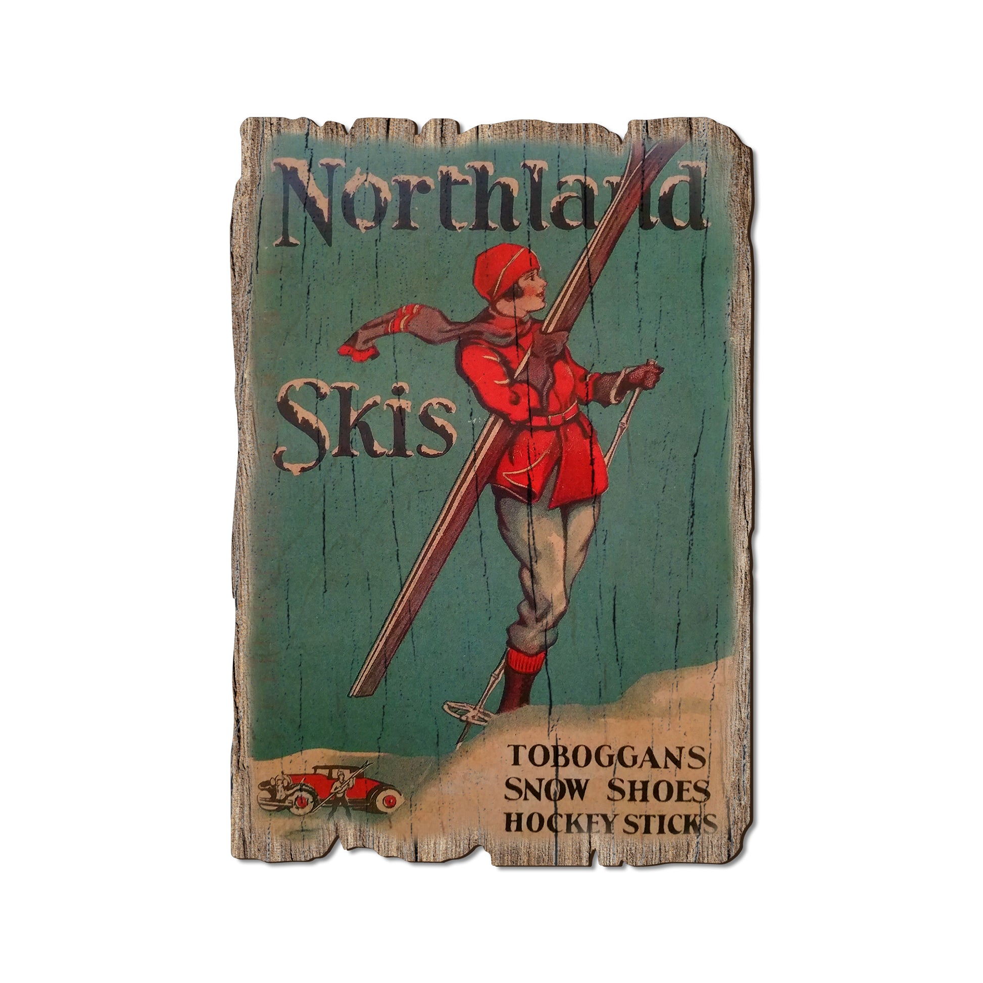 Northland Skis - Rustic Edge Postcards & Magnets Rustic Edge Postcard (5pk // $2.80ea)