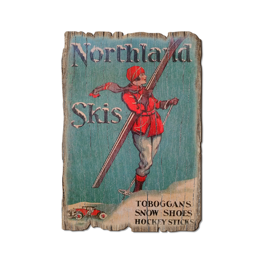 Greeting Card: Weathered Edge - Northland Skis (Pack of 5)