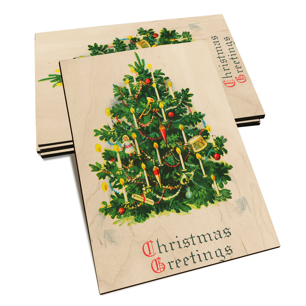 Old Christmas Tree - Holiday - Classic Edge Classic Edge Postcard (5pk // $2.80ea)
