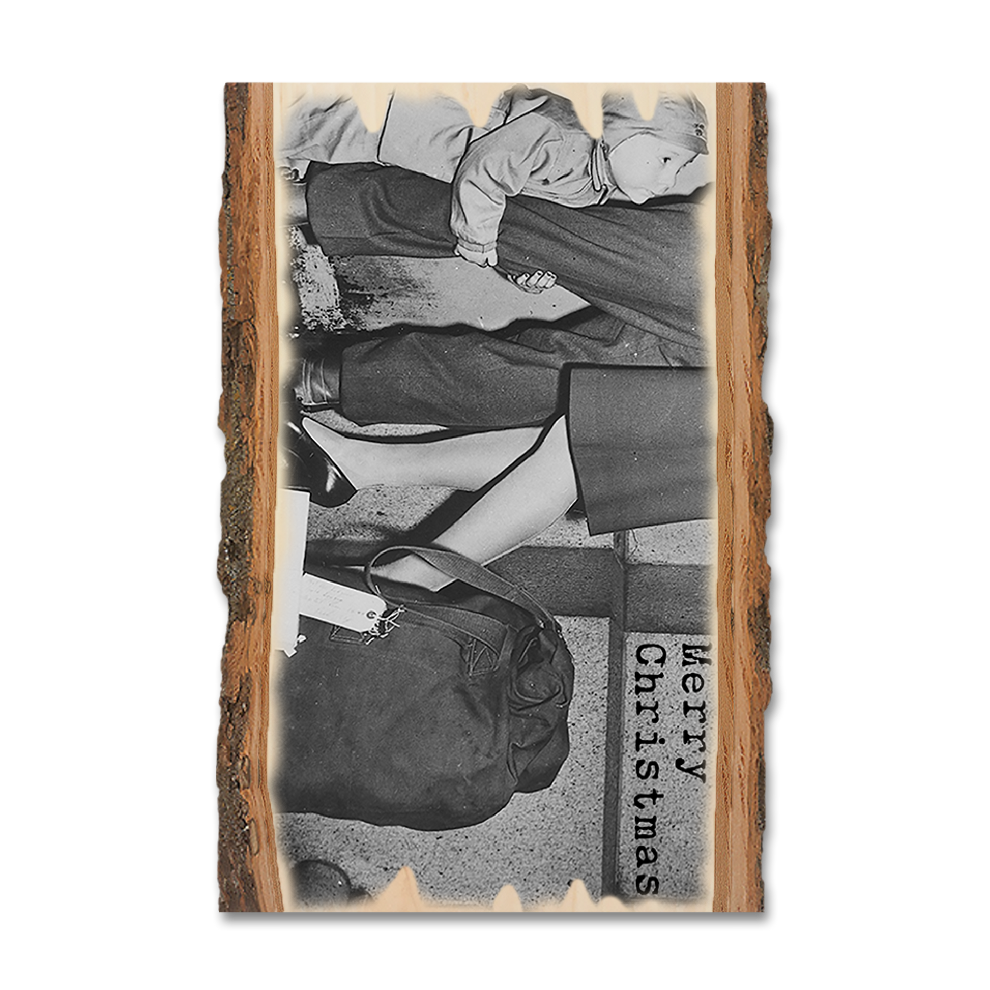 Greeting Card: Live Edge - Old Christmas Child