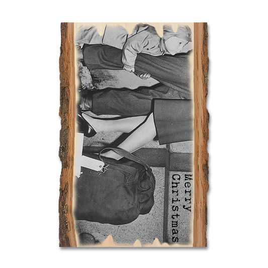Greeting Card: Live Edge - Old Christmas Child