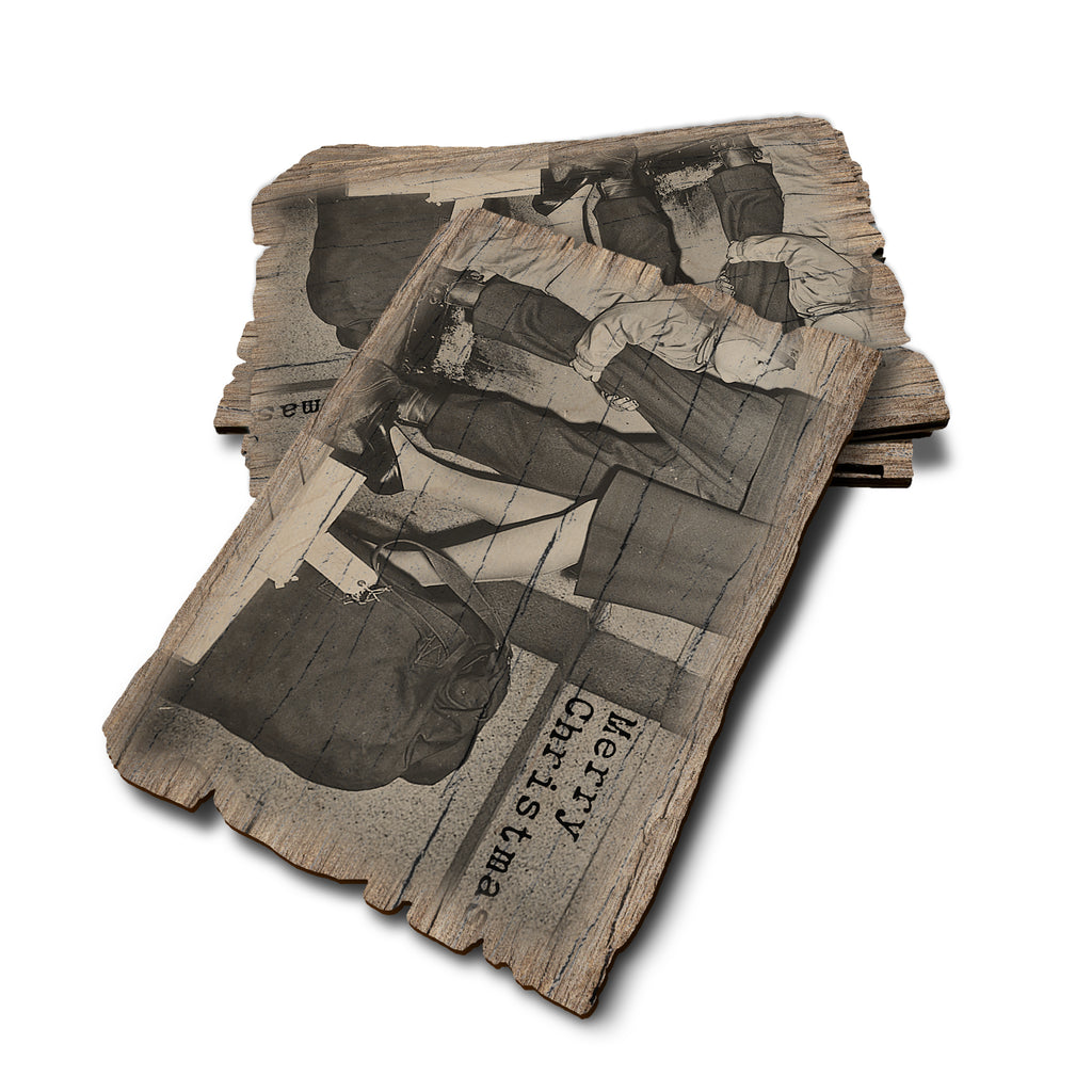 Old Christmas Child - Weathered Edge Rustic Edge Postcard (5pk // $2.80ea)