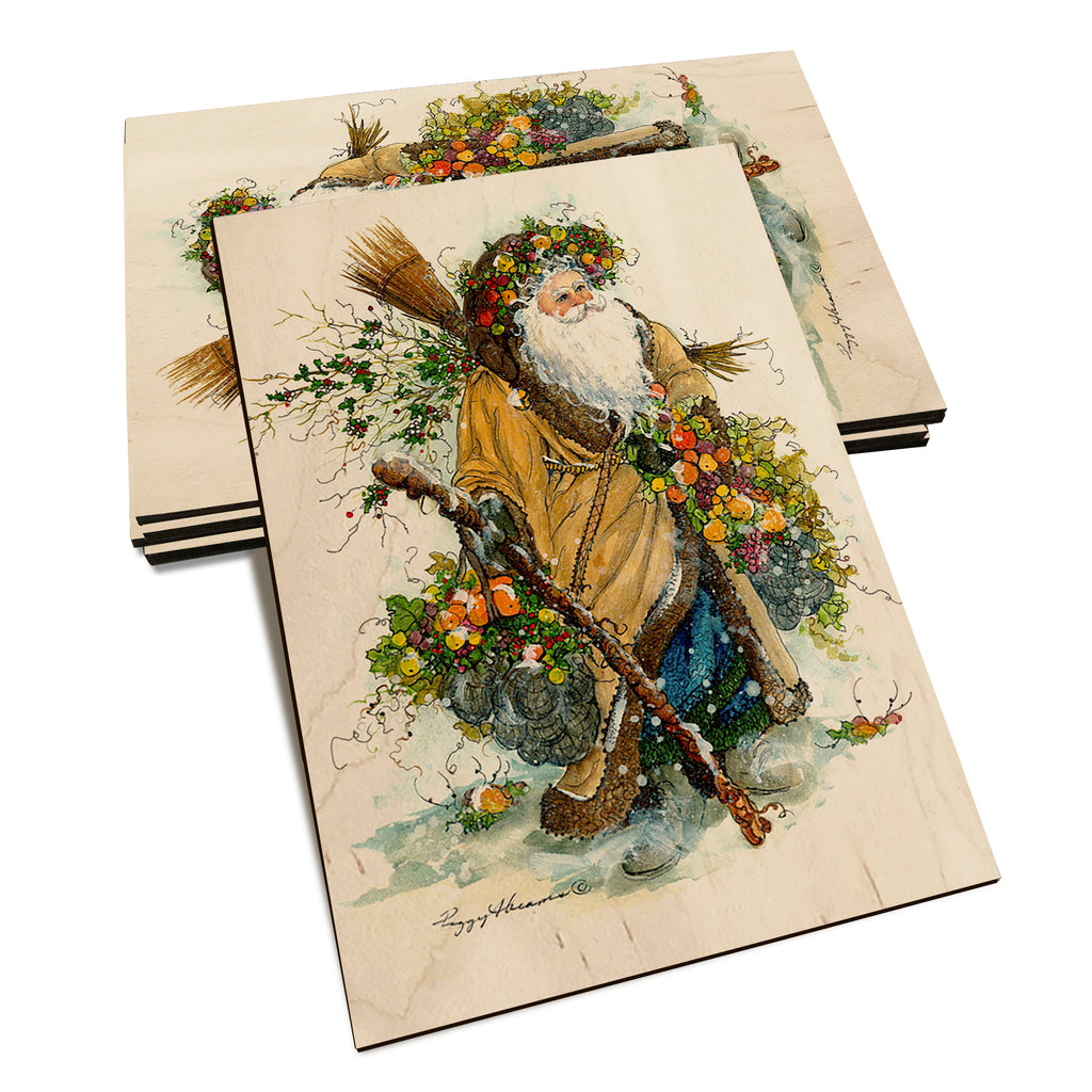 Abrams' Fall Santa - Classic Edge Classic Edge Postcard (5pk // $2.80ea)
