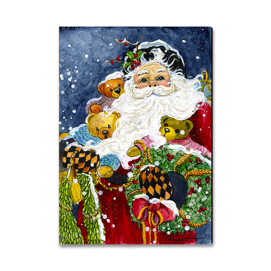 Greeting Card: Classic Edge - Abrams' Noble Santa