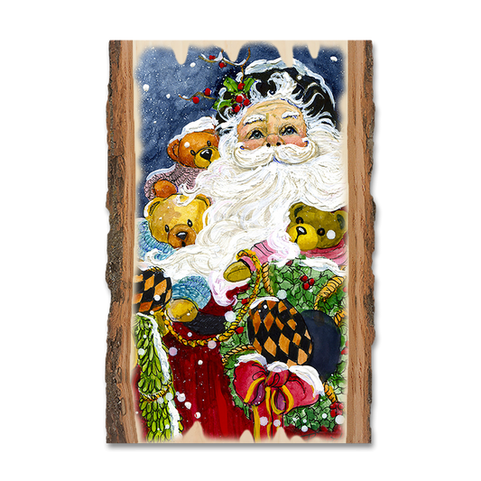 Magnet: Live Edge - Abrams' Noble Santa