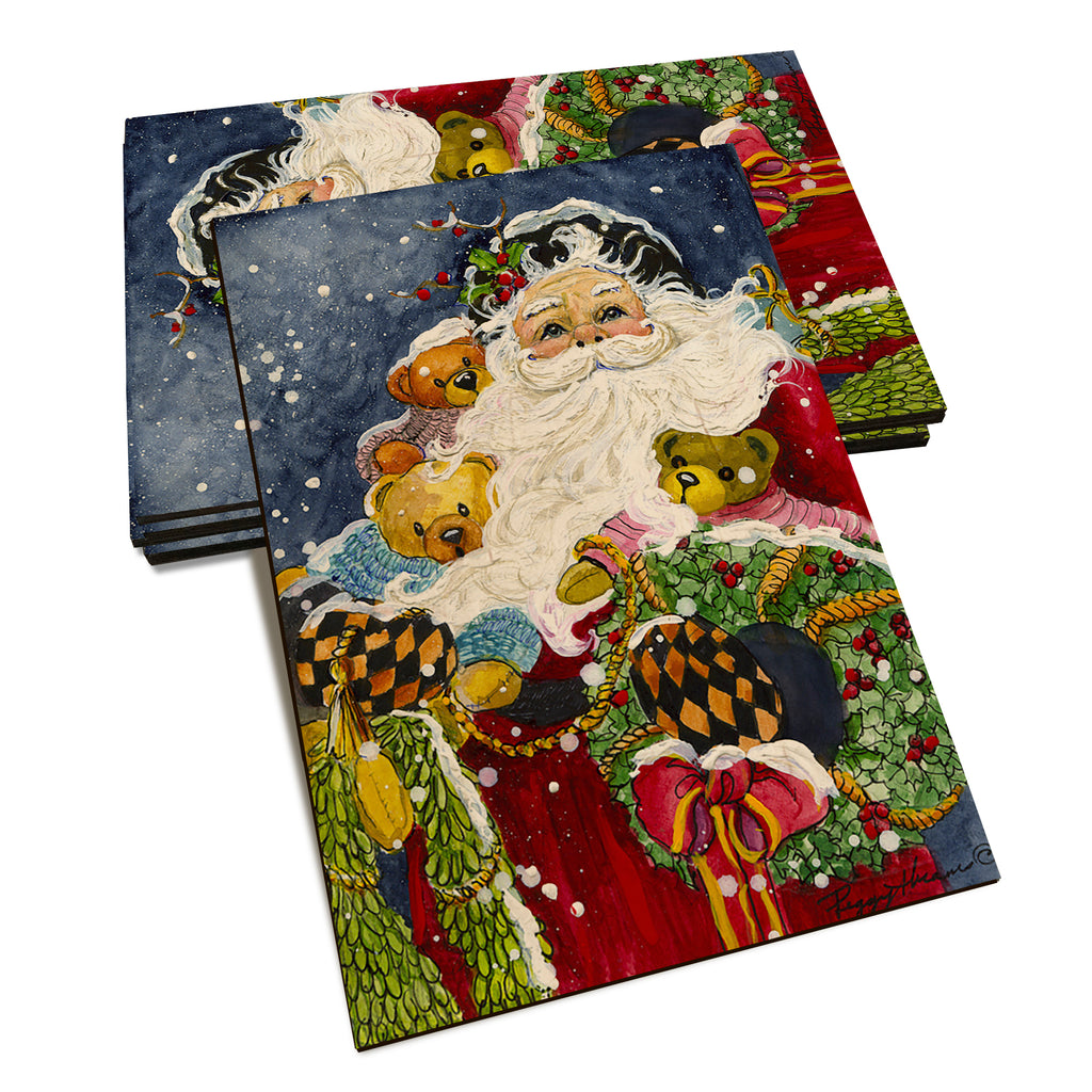 Abrams' Noble Santa - Classic Edge Classic Edge Postcard (5pk // $2.80ea)