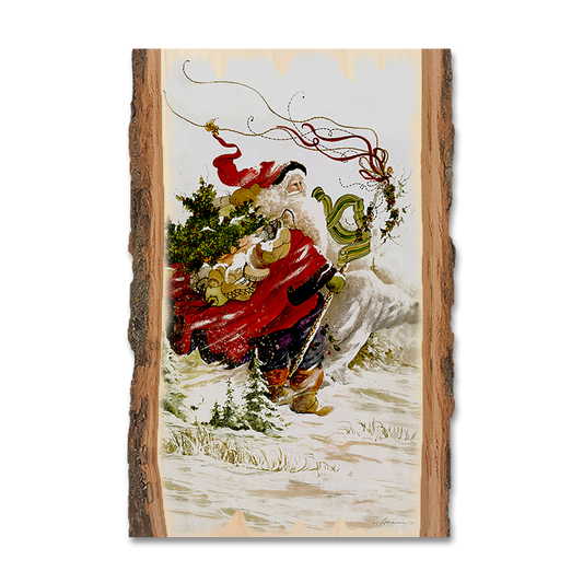 Greeting Card: Live Edge - Abrams' Polar Santa