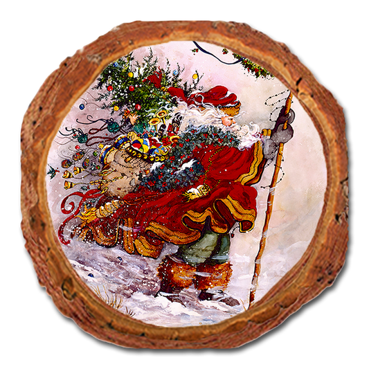 Coaster: Live Edge - Abrams' Stormy Santa