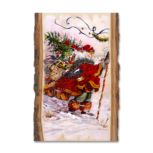 Greeting Card: Live Edge - Abrams' Stormy Santa