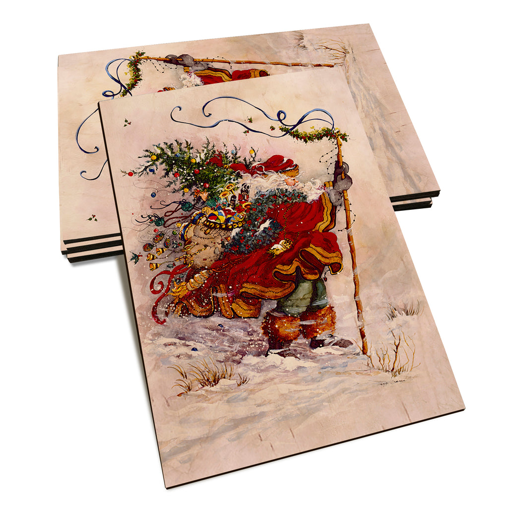 Abrams' Stormy Santa - Classic Edge Classic Edge Postcard (5pk // $2.80ea)