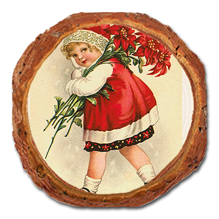Coaster: Live Edge - Red Girl