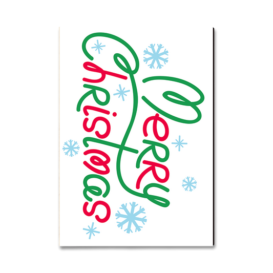 Magnet: Classic Edge - Red & Green Christmas (Pack of 5)