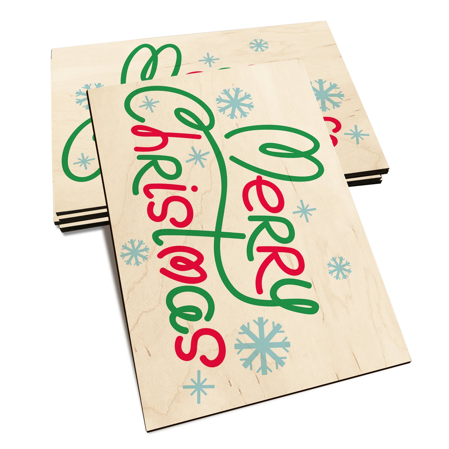 Red & Green Christmas - Holiday - Classic Edge Classic Edge Postcard (5pk // $2.80ea)