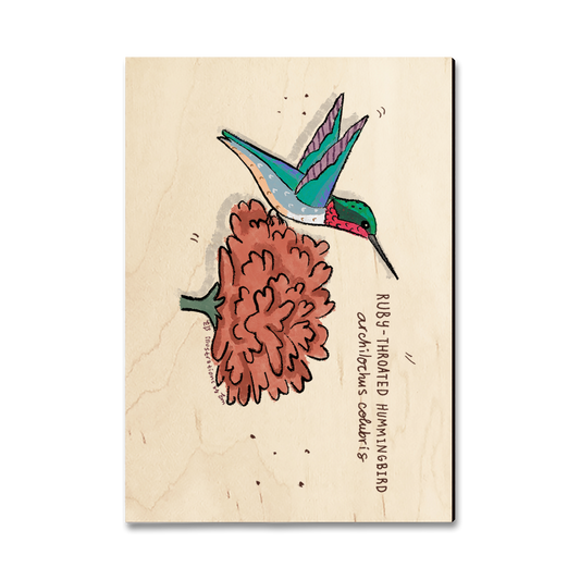 Greeting Card: Classic Edge - Ruby