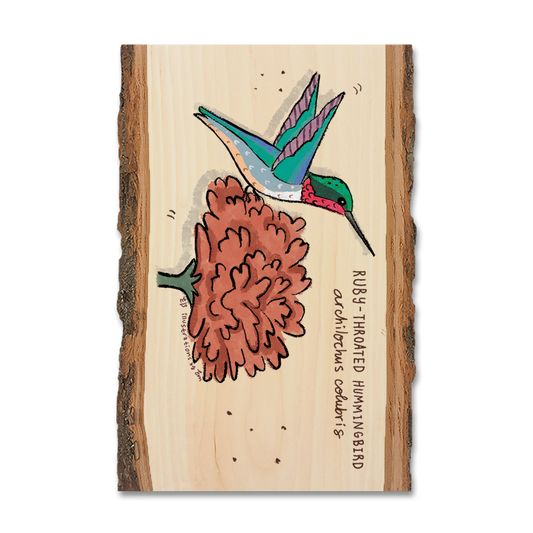 Greeting Card: Live Edge - Ruby