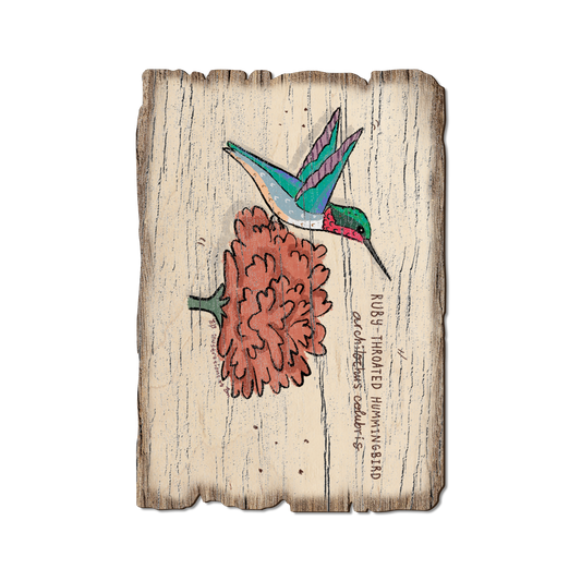 Greeting Card: Weathered Edge - Ruby (Pack of 5)