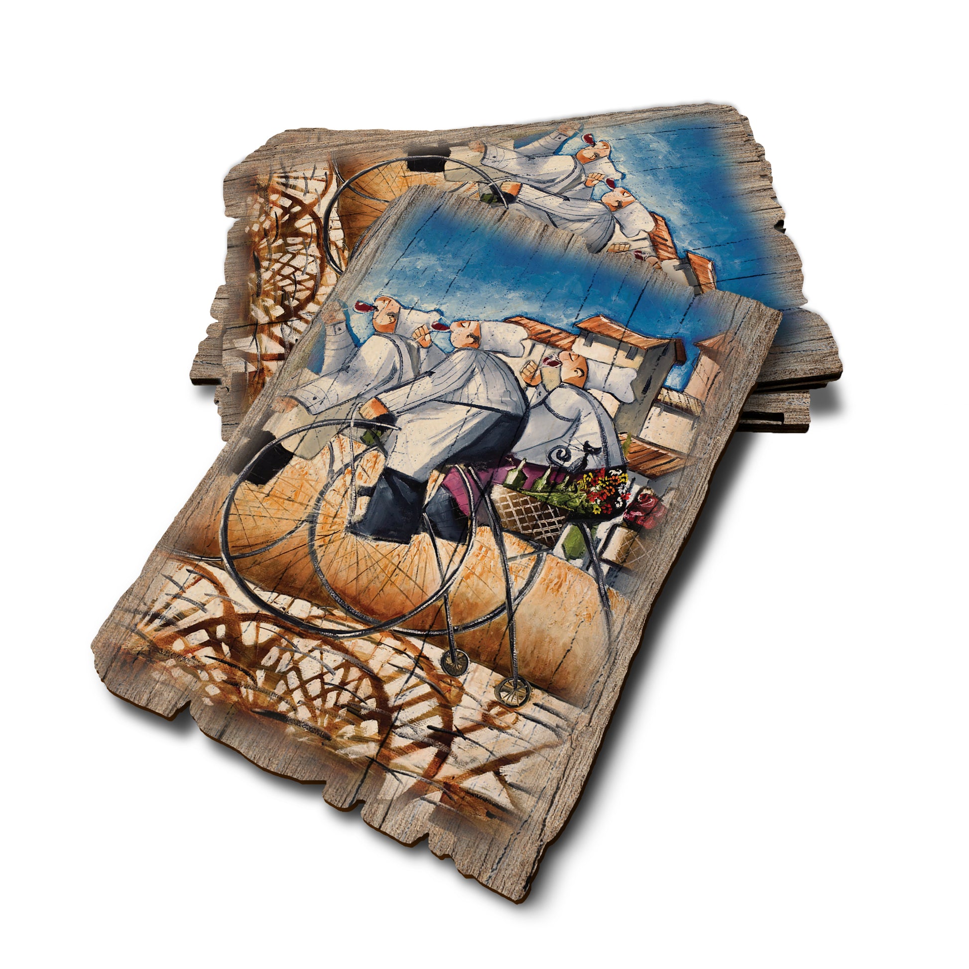 West's Baker Bikes - Weathered Edge Rustic Edge Postcard (5pk // $2.80ea)
