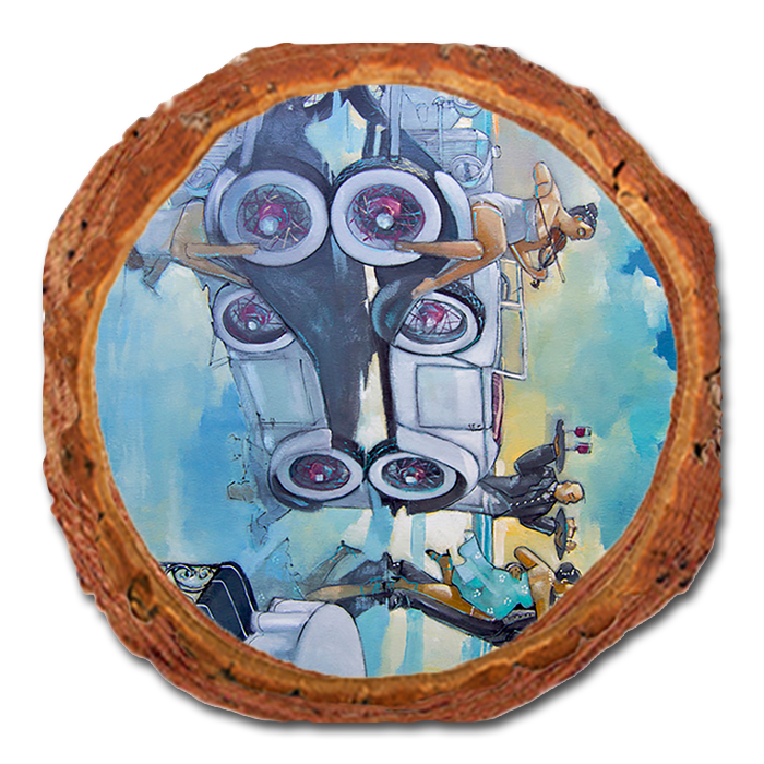 Coaster: Live Edge - West's Beach Party