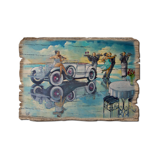 West's Beach Party - Rustic Edge Postcards & Magnets Rustic Edge Postcard (5pk // $2.80ea)