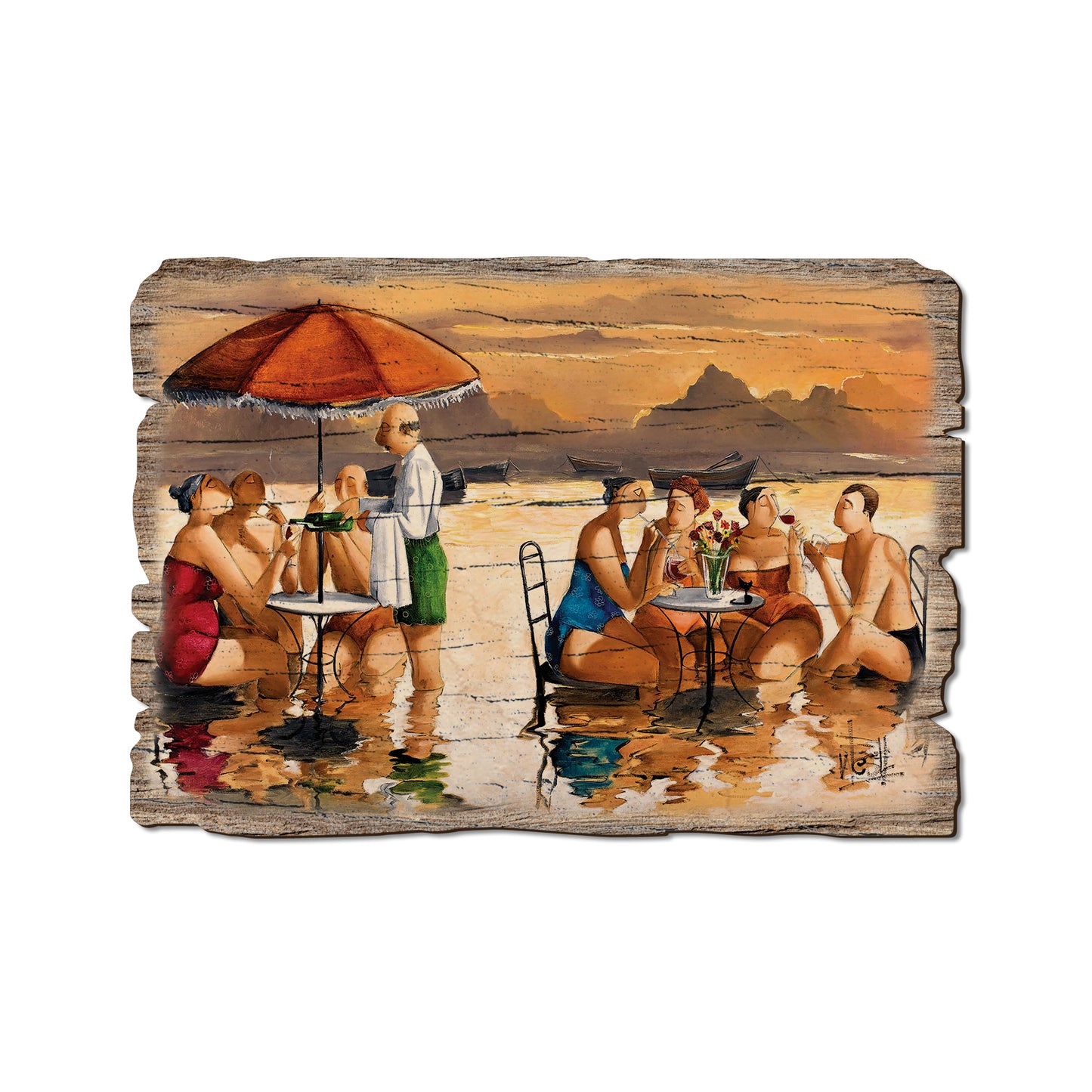 West's Beating The Heat - Rustic Edge Postcards & Magnets Rustic Edge Postcard (5pk // $2.80ea)