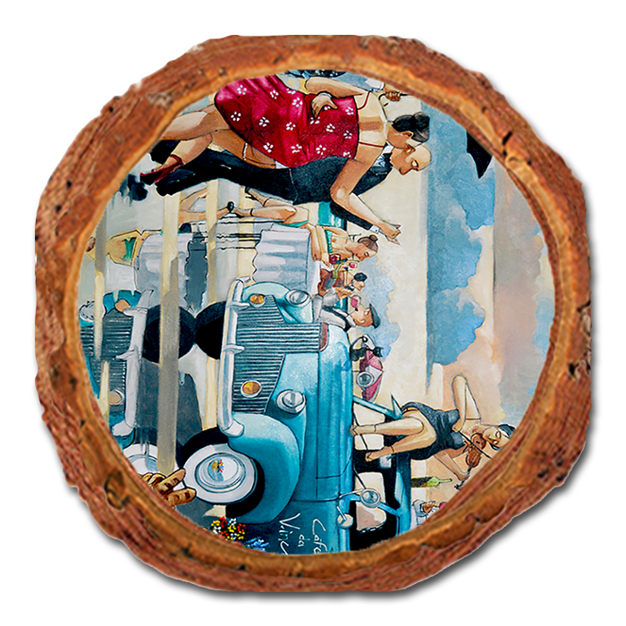 Coaster: Live Edge - West's Café Da Vinci