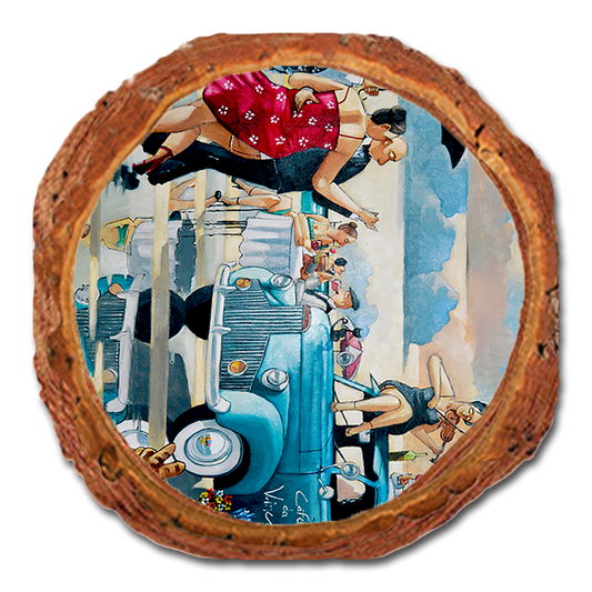 Coaster: Live Edge - West's Café Da Vinci