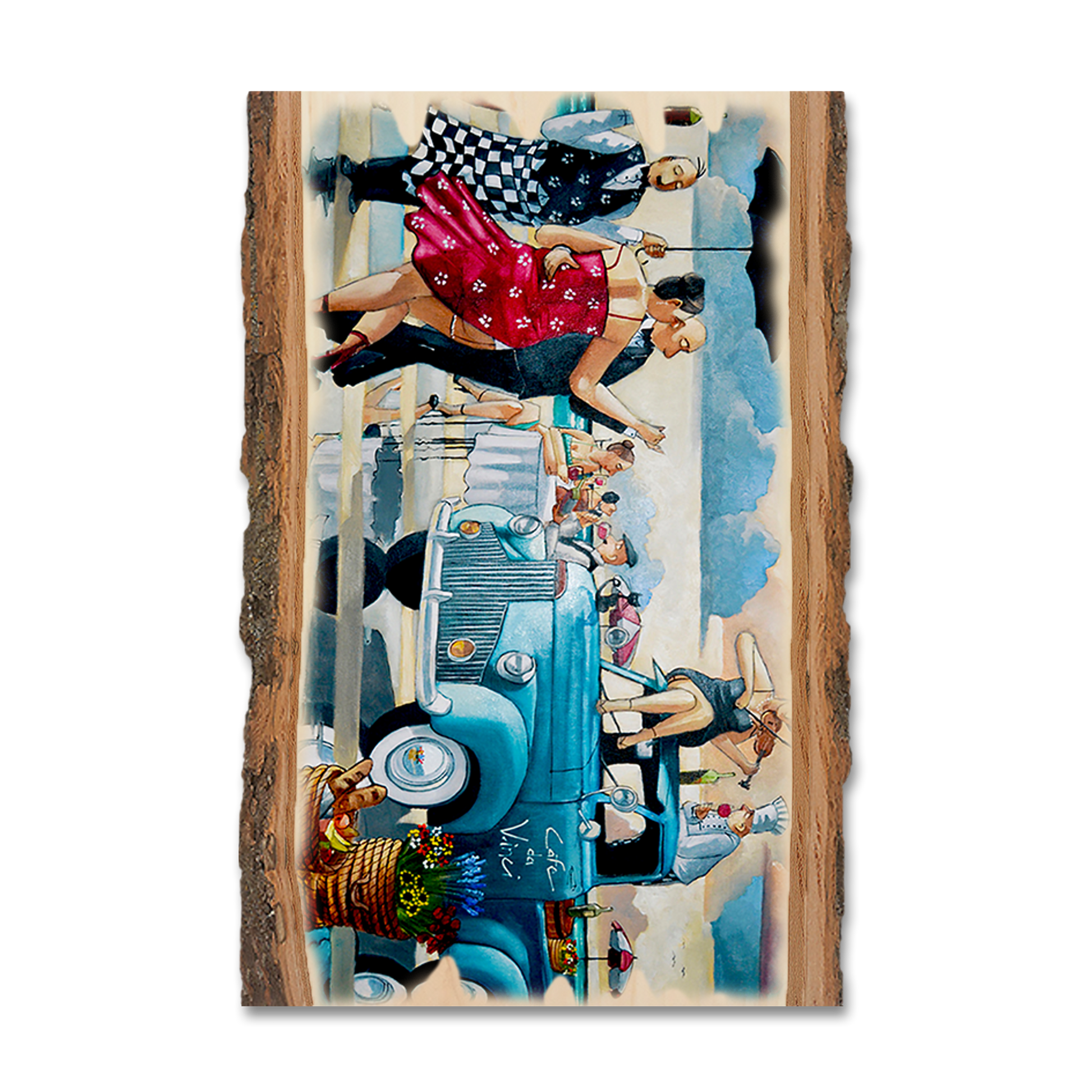 Greeting Card: Live Edge - West's Café Da Vinci