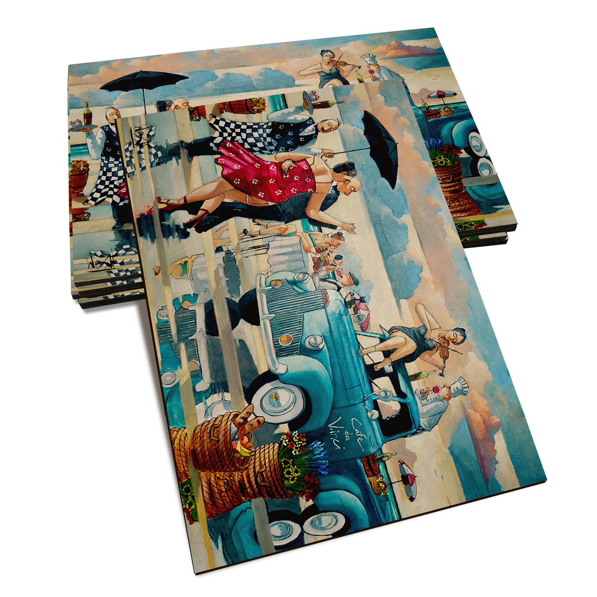 West's Cafe Da Vinci - Classic Edge Classic Edge Postcard (5pk // $2.80ea)