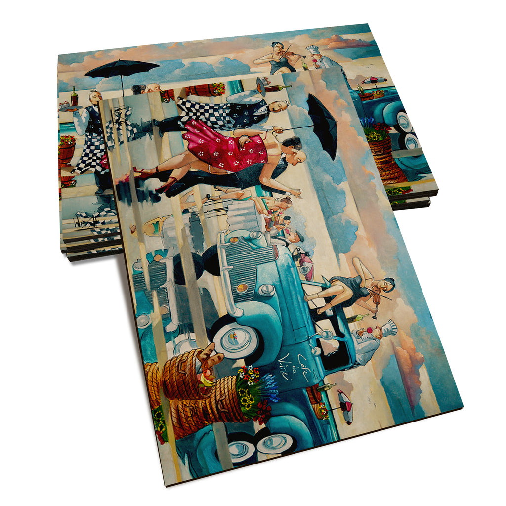 West's Cafe Da Vinci - Classic Edge Classic Edge Postcard (5pk // $2.80ea)