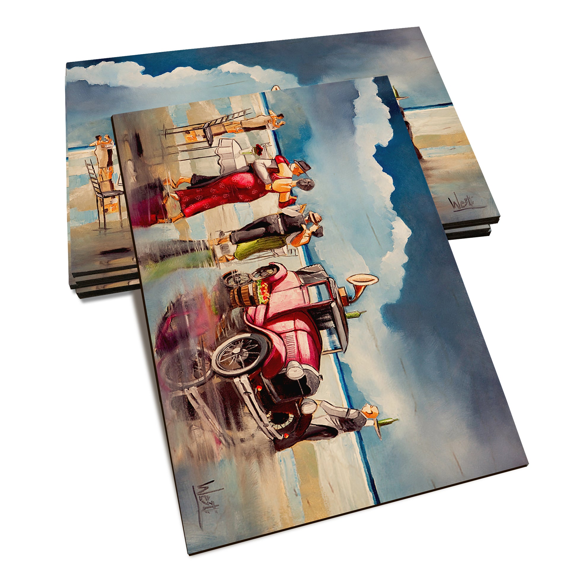 West's Dance Party - Classic Edge Classic Edge Postcard (5pk // $2.80ea)