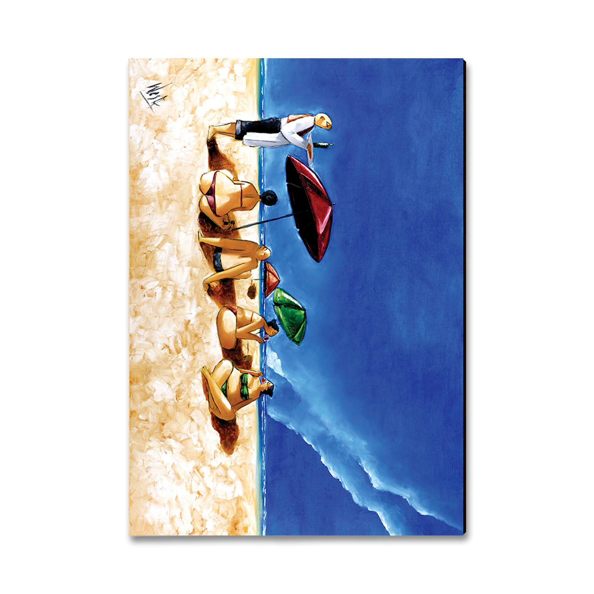 Greeting Card: Classic Edge - West's Summer Sipping