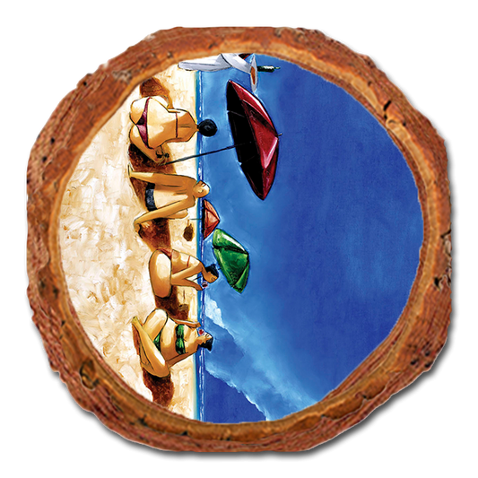 Coaster: Live Edge - West's Summer Sipping (Pack of 5)