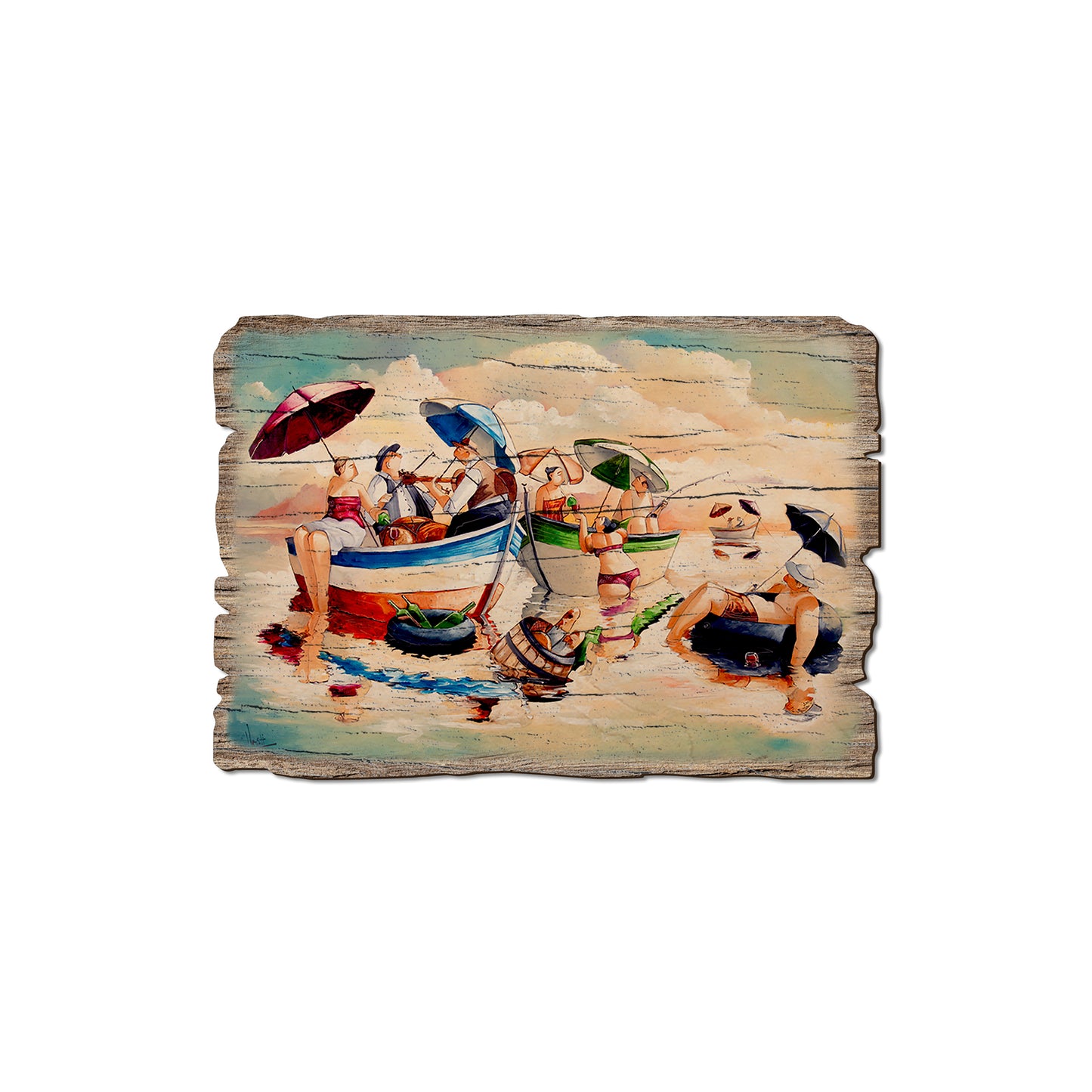 West's Water Party - Rustic Edge Postcards & Magnets Rustic Edge Magnet (5pk // $2.80ea)