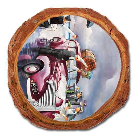 Coaster: Live Edge - West's Wine Topper (Pack of 5)