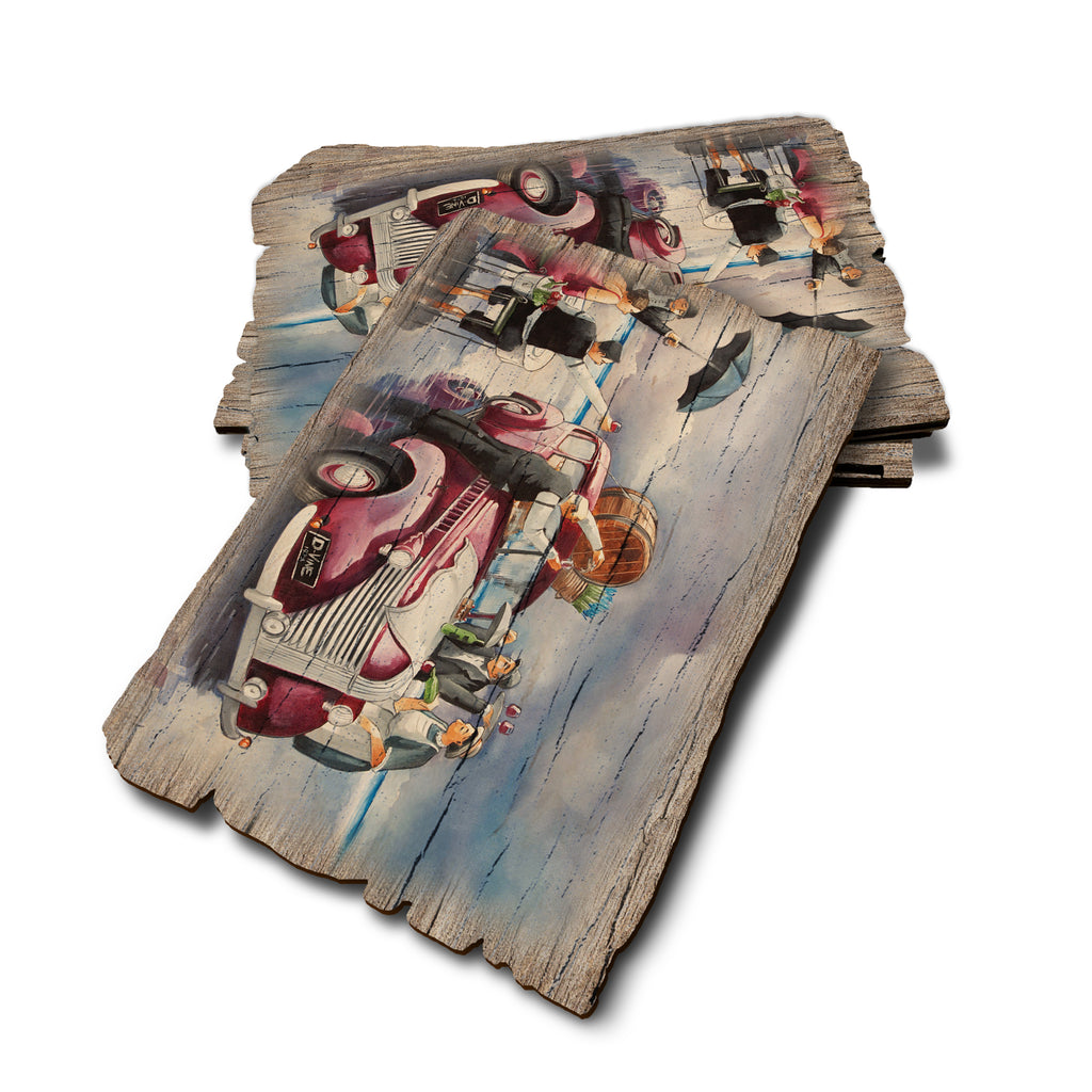 West's Wine Topper - Weathered Edge Rustic Edge Postcard (5pk // $2.80ea)