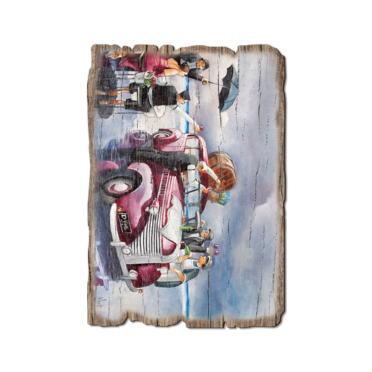 Greeting Card: Weathered Edge - West's Wine Topper (Pack of 5)