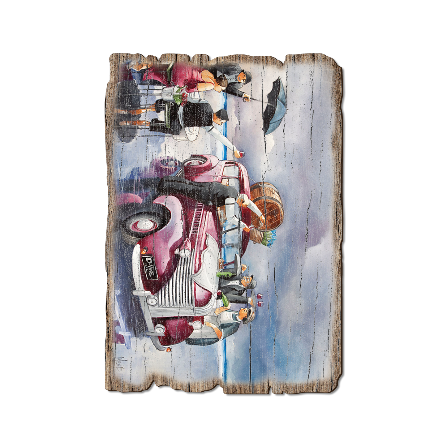 Postcard: Weathered Edge - West's Wine Topper (Pack of 5)