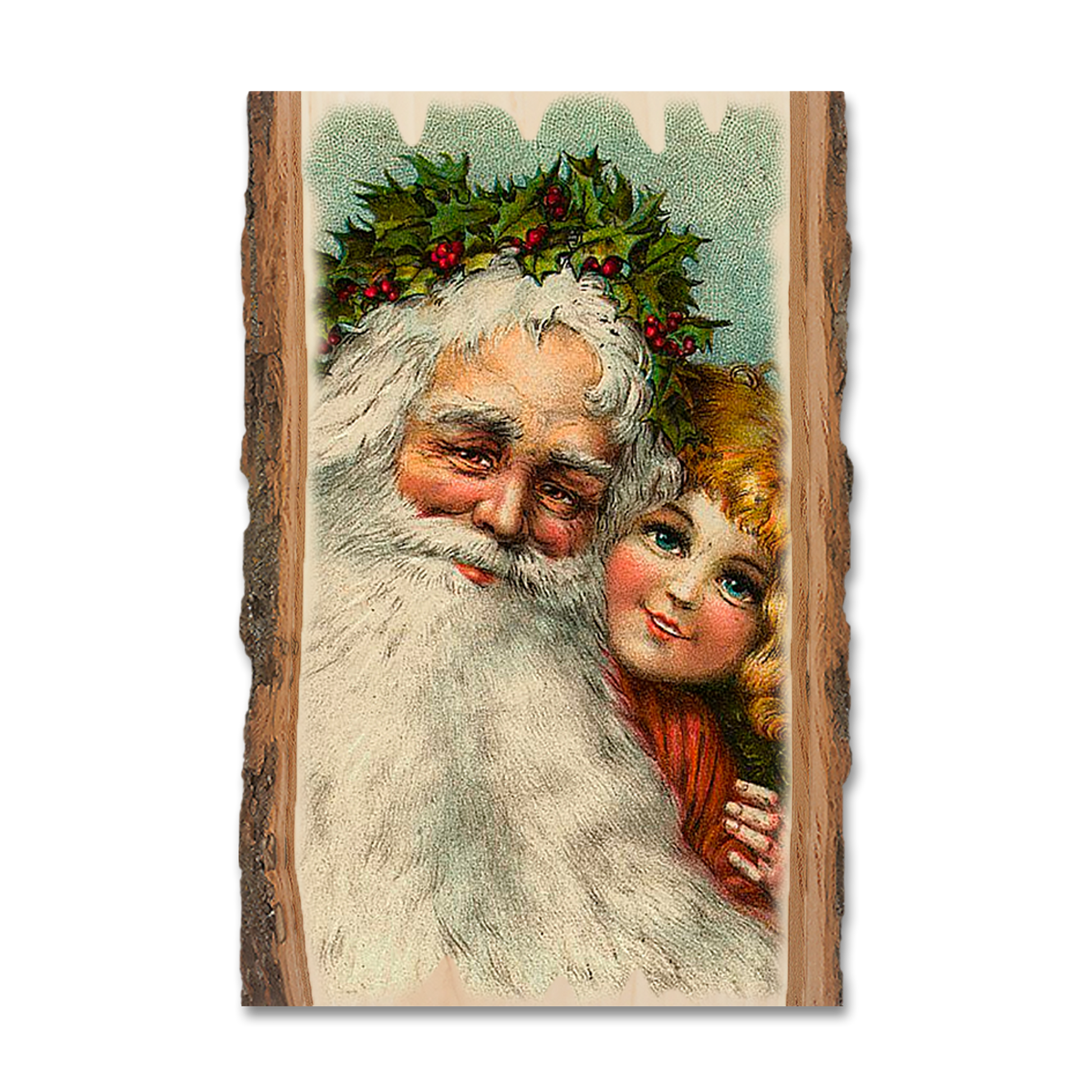 Greeting Card: Live Edge - Santa's Girl