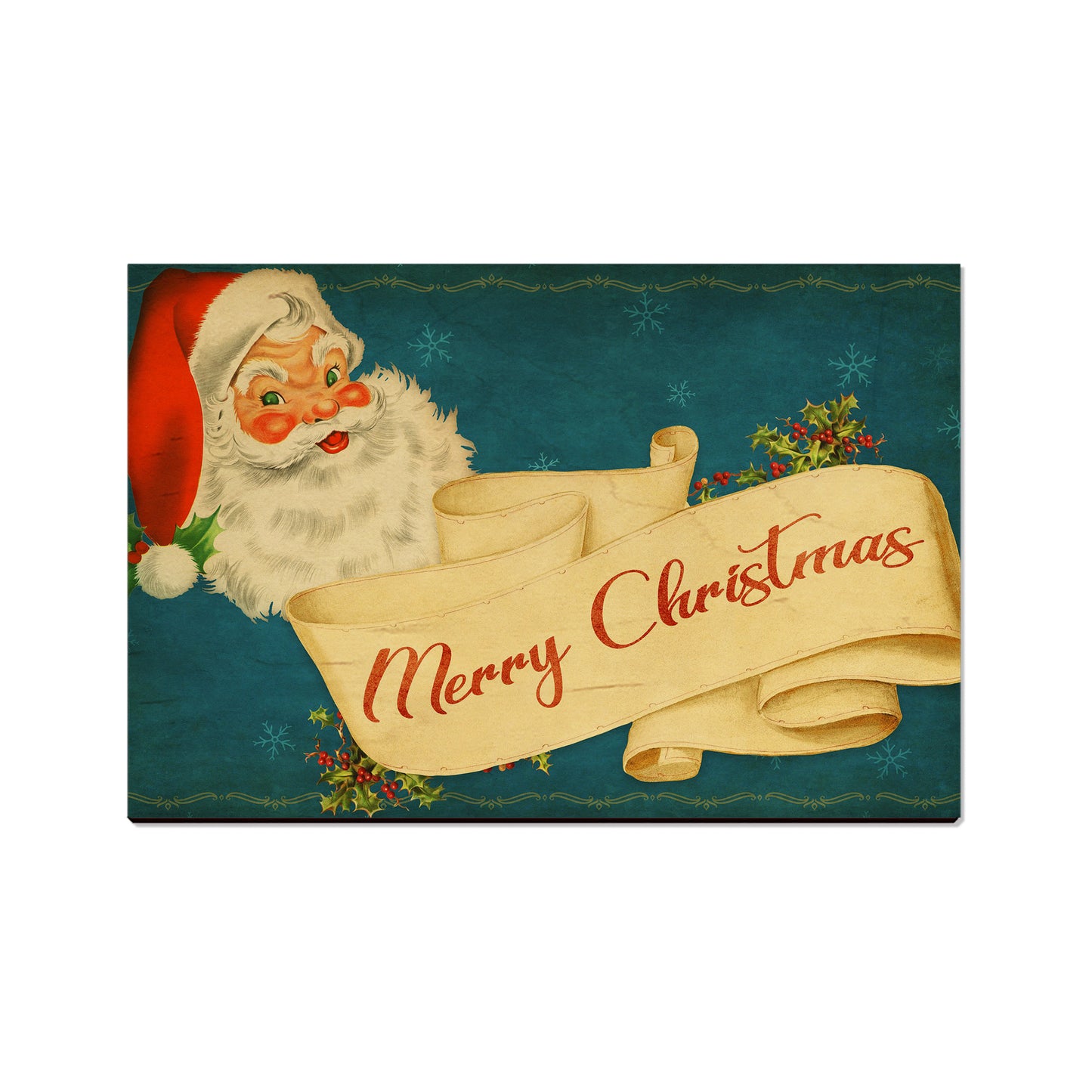 Santa Scroll - Holiday - Classic Edge