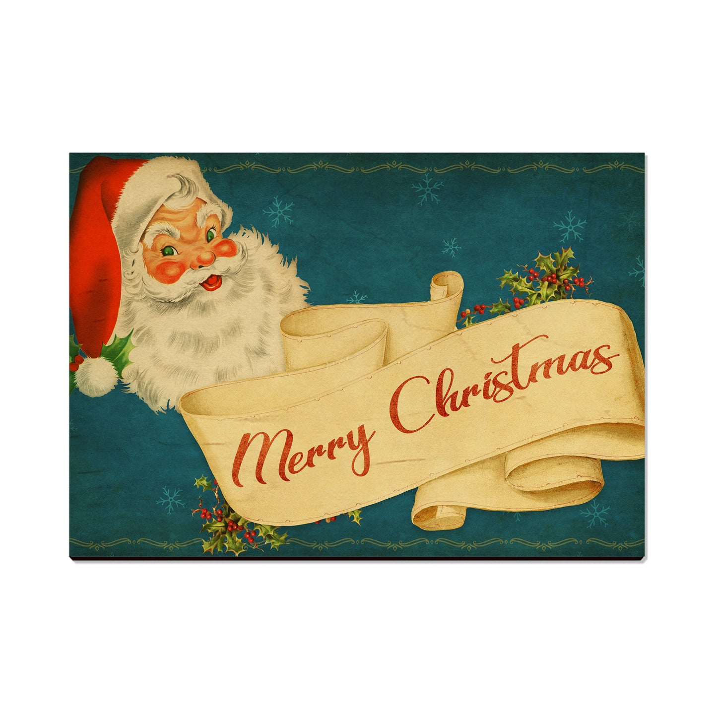 Santa Scroll - Holiday - Classic Edge