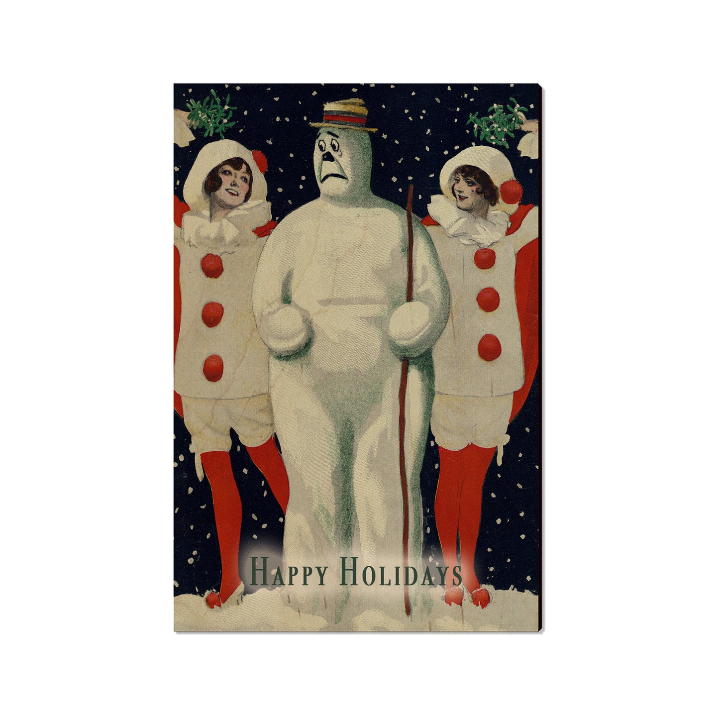 Sad Snowman - Holiday - Classic Edge