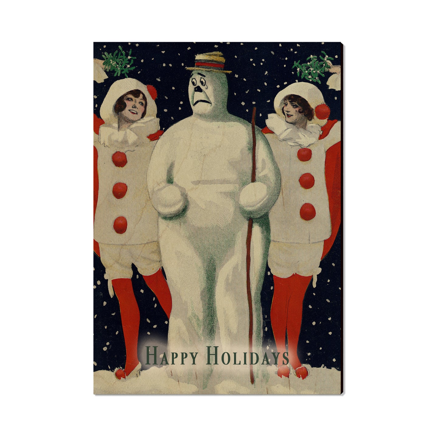 Sad Snowman - Holiday - Classic Edge