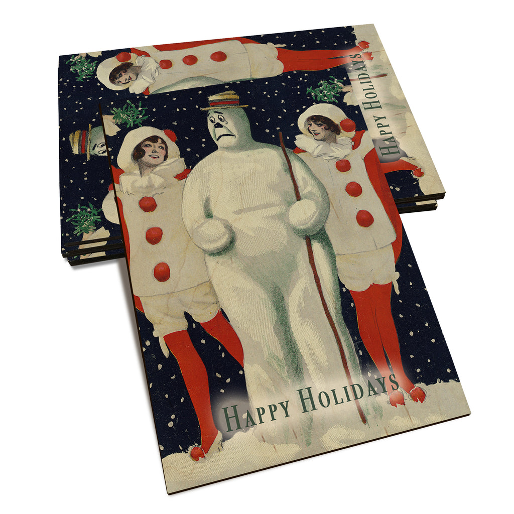 Sad Snowman - Holiday - Classic Edge Classic Edge Postcard (5pk // $2.80ea)