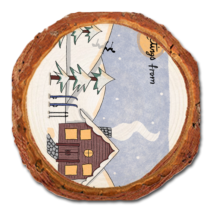 Coaster: Live Edge - Snow Cabin (Pack of 5)