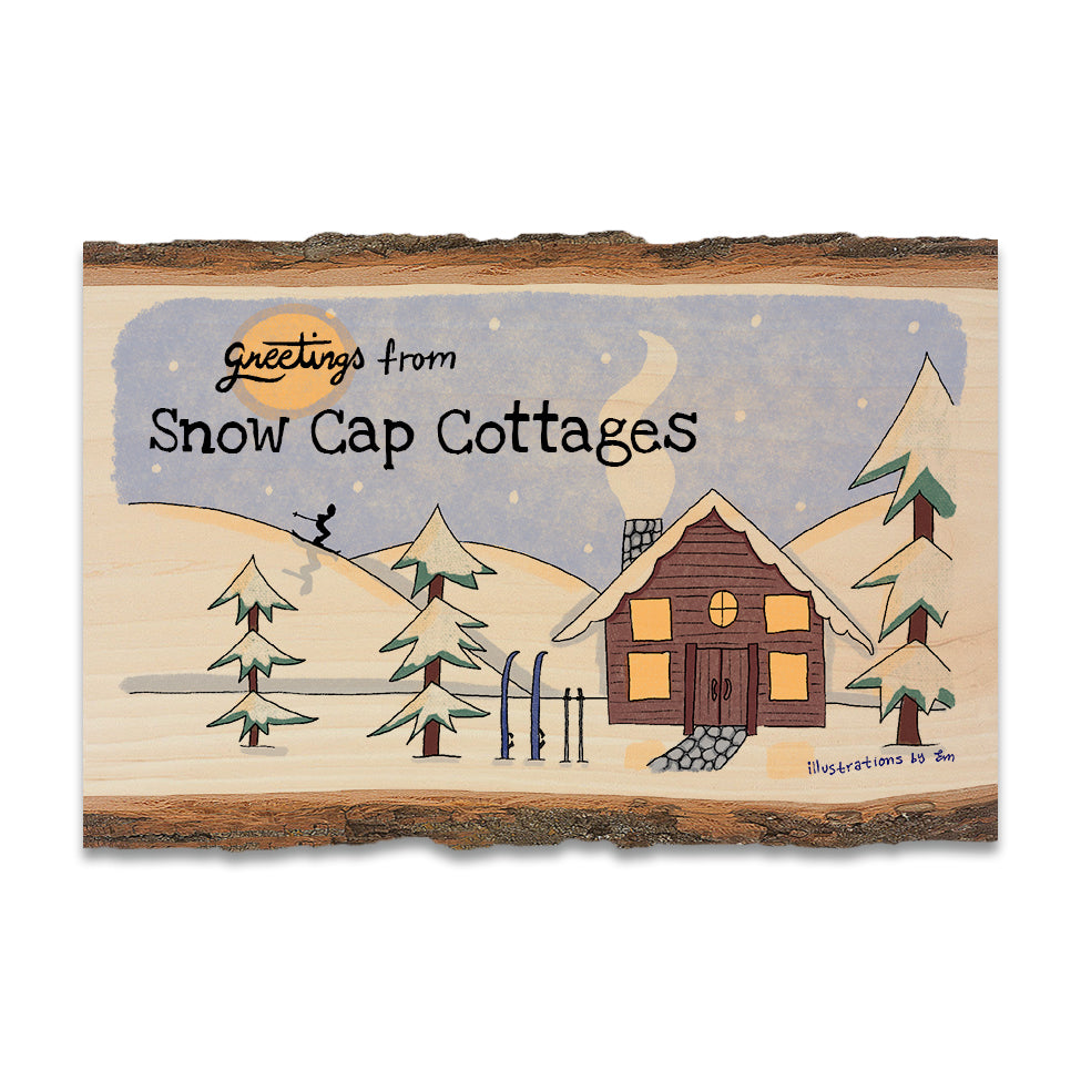 Snow Cabin - Live Edge Live Edge Postcard (5pk // $2.80ea)