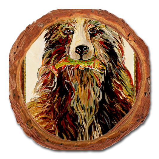 Coaster: Live Edge - Bear & Fish